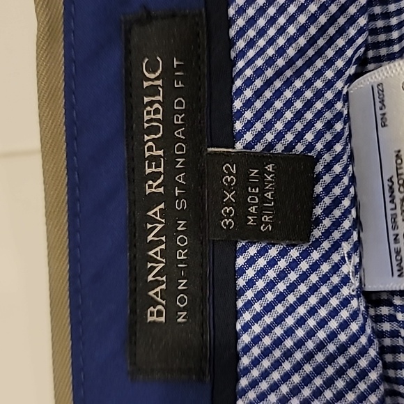 Banana Republic Khaki Pants Khaki W33 - Picture 6 of 8